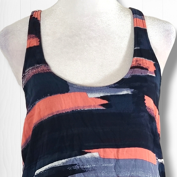 Splendid Women's Relaxed Fit Racerback Tank Top Midi Dress Size Medium - Picture 2 of 8